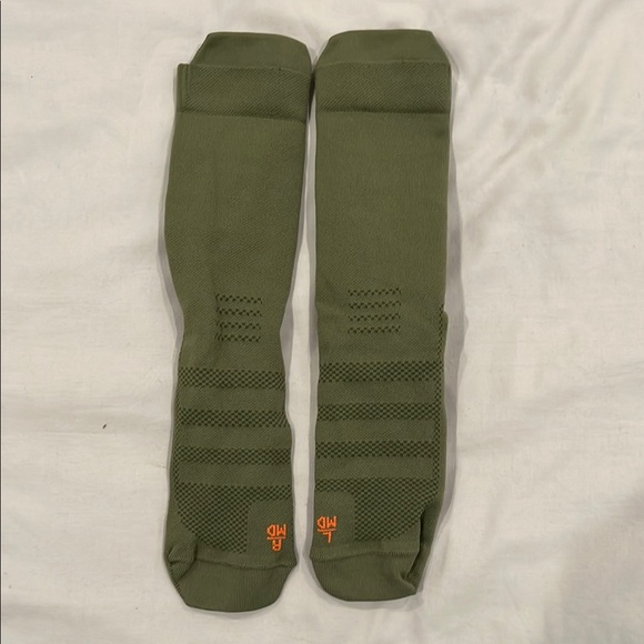 ADIDAS x UNDEFEATED -  Men's Sz L Black and Olive Athletic Socks Set - Picture 4 of 9